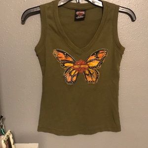 Harley Davidson Butterfly Tank Vintage
